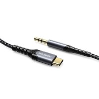  Audio adapter Joyroom SY-A03 Type-C to 3.5mm 1.0m black 